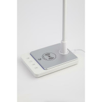 Настольный светодиодный светильник ЭРА NLED-499-10W-W с основанием, белый Б0052776