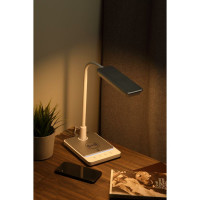 Настольный светодиодный светильник ЭРА NLED-499-10W-W с основанием, белый Б0052776