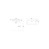 Раковина-столешница Sanovit Luxury 80 см 11080-KL 00182312