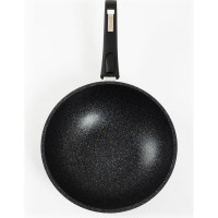 Сковорода ВОК Мечта АП Гранит star 28 см, со съемной ручкой и стеклянной крышкой с078803