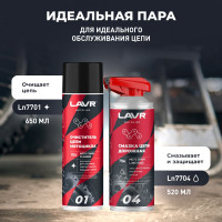 Смазка цепи дорожная MOTO 520 мл LAVR Ln7704