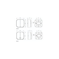 Выключатель IEK ВС20-2-1-ХБ 2-кл. инд. о/у 10А GLORY белый EVH21-K01-10