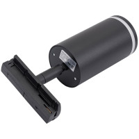 Трековый светильник ЭРА TR52 GU10 BK однофазный, под лампу GU10 матовый черный Б0054166