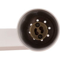 Поворотный накладной светильник Ritter Arton цилиндр, алюминий, 55x100x260, 2хGU10, белый 59989 0