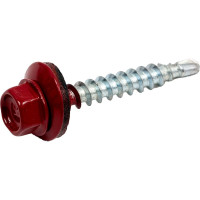 Кровельный саморез КРЕП-КОМП 4,8x35, RAL3003, красный рубин, 250 шт. ск353003кф