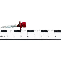 Кровельный саморез КРЕП-КОМП 4,8x35, RAL3003, красный рубин, 250 шт. ск353003кф