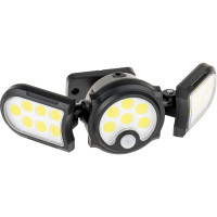 Светодиодный светильник duwi Solar LED с датчиком движения, на солнечных батареях, 28Вт, 6500К, 910Лм, IP65, 3 режима, цвет черный 25019 7