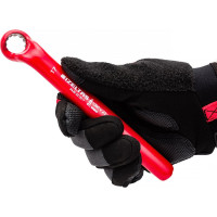 Диэлектрический накидной ключ IZELTAS 1000V изогнутый 17мм, длина 230 мм, 435030017