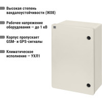 Антивандальный щит TDM ELECTRIC ЩПМП-2-0, материал GRP SQ0912-0103