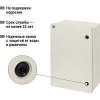 Антивандальный щит TDM ELECTRIC ЩПМП-2-0, материал GRP SQ0912-0103