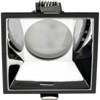 Встраиваемый потолочный светильник RITTER Artin квадрат скрытая лампа 84x84x35 монтажное отверстие 75x75 GU5.3 черный 51440 4