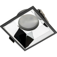 Встраиваемый потолочный светильник RITTER Artin квадрат скрытая лампа 84x84x35 монтажное отверстие 75x75 GU5.3 черный 51440 4