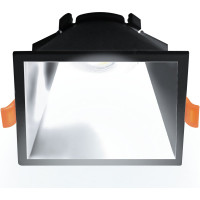 Встраиваемый потолочный светильник RITTER Artin квадрат скрытая лампа 84x84x35 монтажное отверстие 75x75 GU5.3 черный 51440 4