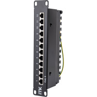 Патч-панель ITK 1U кат.6 STP 12 портов 10" Dual IDC PP12-1UC06S-D05-10
