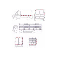 Светоотражающая самоклеящаяся лента СИМАЛЕНД желтая, 5 см х 10 м 5155980