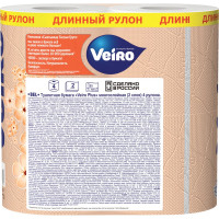 Бумага туалетная бытовая VEIRO Standart Plus спайка 4 шт, 2-х слойная, белая 3с24 128028