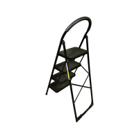 Стремянка с 4-мя широкими ступенями SevenBerg Prima Lux черная 4687202292547