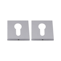 Дверная накладка под цилиндр НОРА-М Slim НК-К - хром 18643