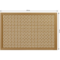 Экран для радиатора Стильный Дом Дамаско 87x57 см, дуб светлый v530484