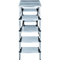 Двухсторонняя алюминиевая стремянка Новая Высота 2х5 ступеней 1127205