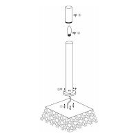 Уличный фонарь (столб) MAYTONI Willis O418FL-01GR1