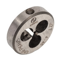 Плашка CNIC дюймовая № 4-48 UNF 60гр Р6АМ5 48 ниток/дюйм, dнар.20мм 56136