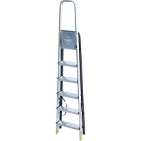 Комбинированная усиленная стремянка Алюмет 6 ступеней Серия АМS7806