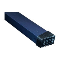 Стальная стремянка Алюмет с широкими ступенями с противоскользящими накладками 5 ступеней. Серия MK 805C