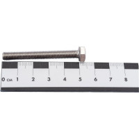 Болт с шестигранной головкой ВИРТУОЗ 6x50 мм, DIN 933, нержавеющая сталь А2, 2 шт. 35862