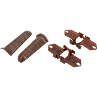 Наружный угол для плинтуса IDEAL Классик 85 мм, 292 орех миланский К-П85-Нк-Ф2 292 ОРХ МИЛ