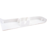 Торцевые заглушки для плинтуса IDEAL Классик 85 мм, 267 клен белый К-П85-Тп-Ф1 267 КЛН БЕЛ