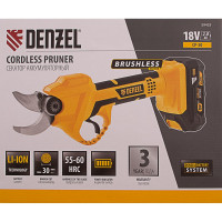 Аккумуляторный секатор Denzel CP-30 18 В 59435