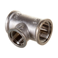 Тройник В 3/4х1/2х3/4 никелированный Uni-Fitt 615N3230