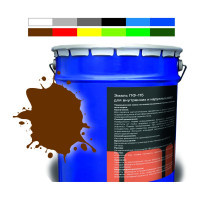 Эмаль Obern ПФ-115 коричневая 20 кг 16479