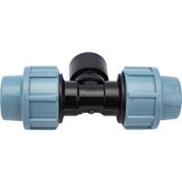 Тройник ПНД компрессионный с внутренней резьбой (20 ммx1/2") AV Engineering AVE1082012