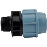 Муфта ПНД компрессионная с наружной резьбой (32 ммx1") AV Engineering AVE1063201