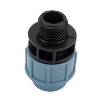 Муфта ПНД компрессионная с наружной резьбой (32 ммx1") AV Engineering AVE1063201