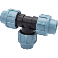 Тройник ПНД компрессионный 20 мм AV Engineering AVE107202020