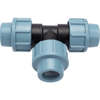 Тройник ПНД компрессионный 20 мм AV Engineering AVE107202020