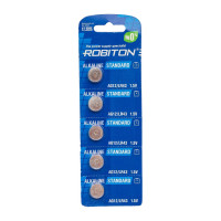 Элемент питания ROBITON STANDARD R-AG12-0- AG12 0 проц. Hg 16947