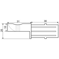 Поворотный соединитель труб 25 мм Palladium JF-14 CP СТ-00001049