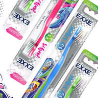 Зубная щетка EXXE School детская, 6-12 лет, мягкая 219601