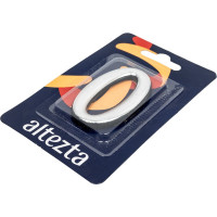 Дверная цифра Левша "0" ALTEZTA хром У4-9090.Х
