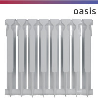 Биметаллический радиатор OASIS Эко 500/80/8 4640039487180