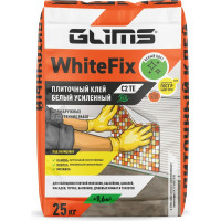 Плиточный клей GLIMS WhiteFix 25кг/мешок О00016060