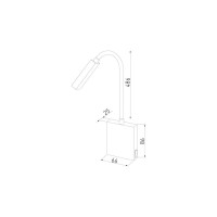 Настенный светодиодный светильник Elektrostandard - KNOB 40118/LED белый a058942