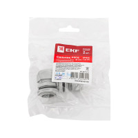 Сальник EKF PG16 IP54 (2 шт) d отверстия 21 мм / d проводника 10-14 мм PROxima plc-pg-16-2-r