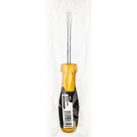 Шлицевая отвертка DELI SL5х75мм DL6350751 Cr-V, магнит, TPR+PP ручка 98345 98348