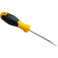 Шлицевая отвертка DELI SL5х100мм DL6351001 Cr-V, магнит, TPR+PP ручка 98349