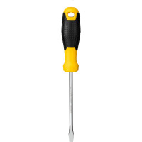 Шлицевая отвертка DELI SL6х125мм DL6361251 Cr-V, магнит, TPR+PP ручка 98354
